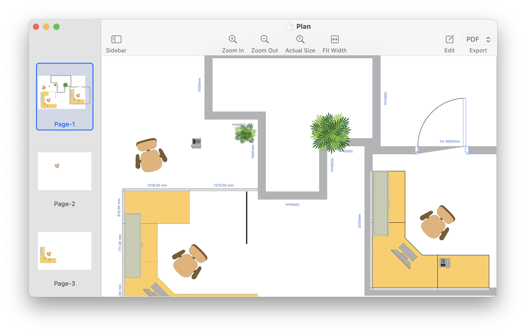 Visio Viewer Interface Screenshot